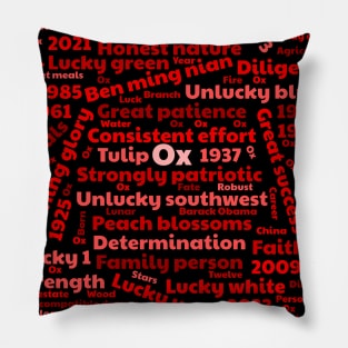 Year of the ox 2021 Pillow