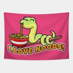 SLURPent say's "I love noods!" Tapestry