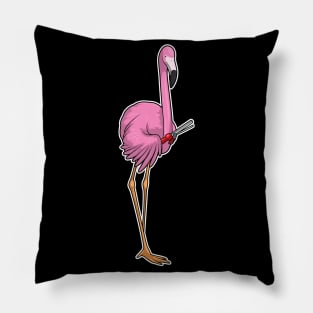 Flamingo Hairdresser Hair clip Pillow