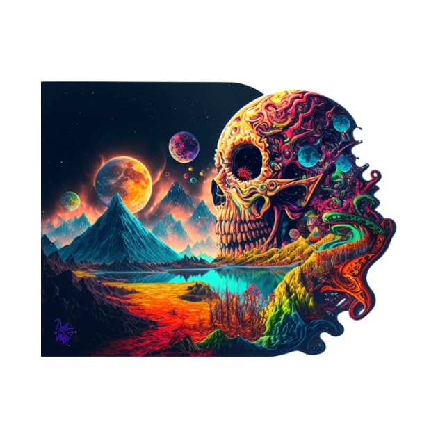 Alien World |Trippy|Dark| by MindTankArt