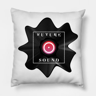 Future Sound. Vinyl deconstruction. Pillow