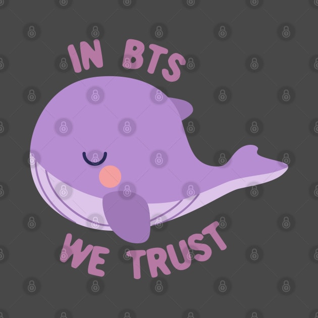 Tinytan whale in BTS we trust by Oricca