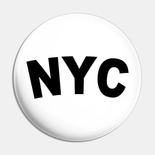 NYC Bold Black Pin