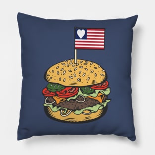 Juicy Burger Pillow