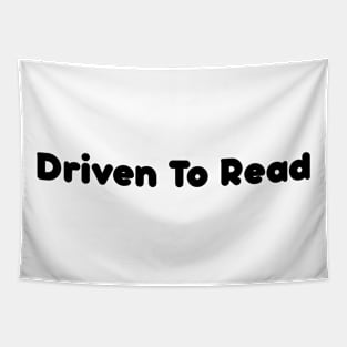 Driven To Read library Book Lover Tapestry