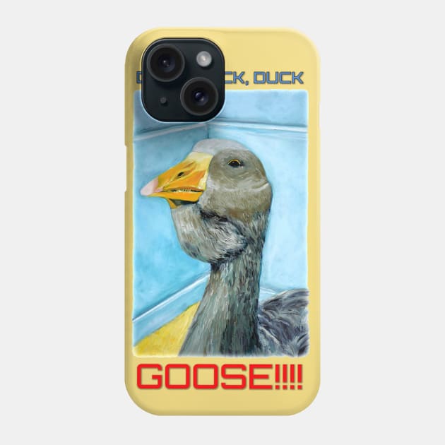 Duck Duck Duck Goose!!! Phone Case by Lunatic Painter