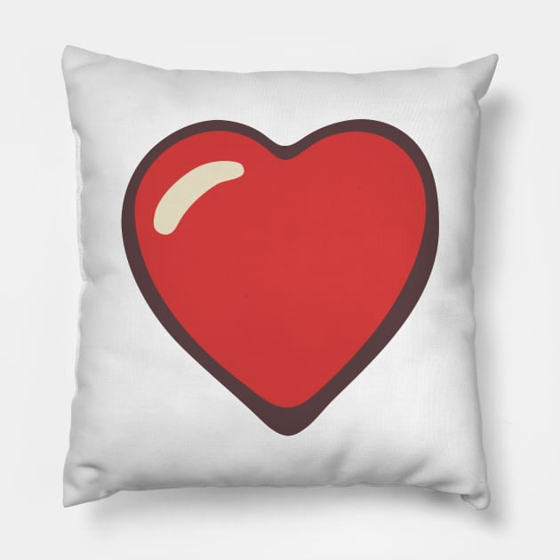 Heart - Love Pillow by LunaticStreetwear