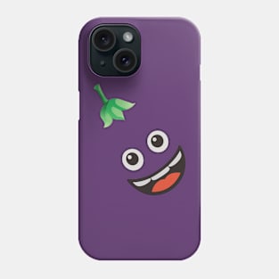 Look Im A Egg Plant! Aubergine, Brinjal Funny Phone Case