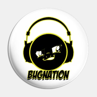 Bug Nation Logo - Yellow Pin