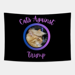 Funny Cats Anti-Trump - Cats Against Trump Tapestry