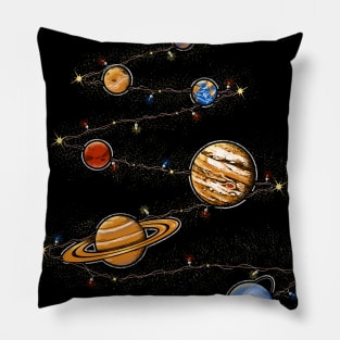 Cosmos Christmas Pillow