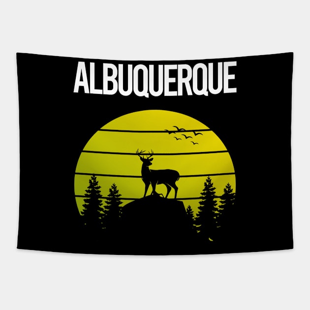 Sunset Deer Albuquerque.png Tapestry by rosenbaumquinton52