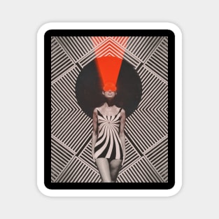 Hypnotic Vintage Woman Magnet