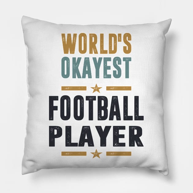 If you like Football Player. This shirt is for you! Pillow by C_ceconello