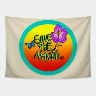 Save the Amazon Tapestry