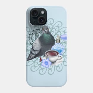 Dove with Black Tea and Perfume Bottle Phone Case