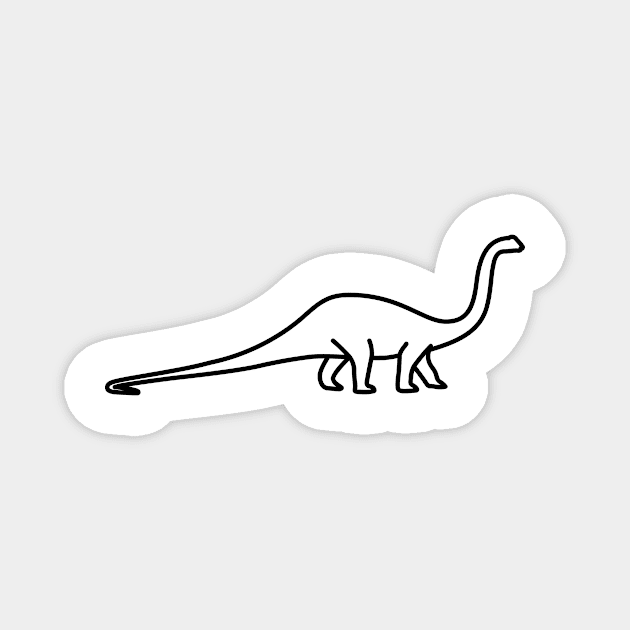 Diplodocus Magnet by Radradrad