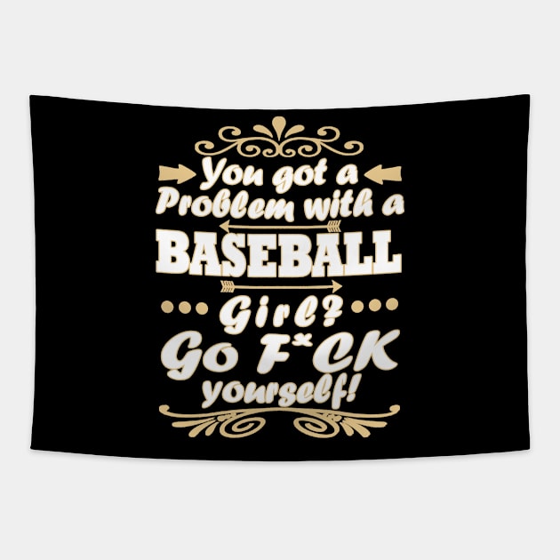 Baseball Baseball Player Sport Gift Tapestry by FindYourFavouriteDesign