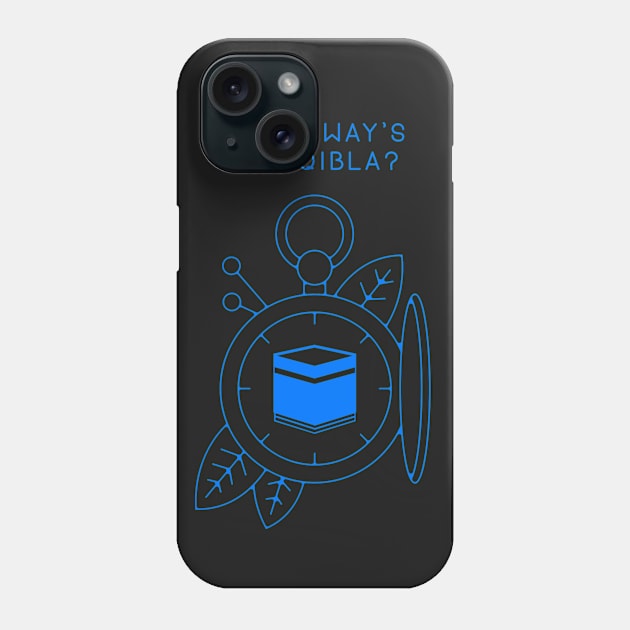 Which Way's The Qibla? Night Blue Phone Case by submissiondesigns