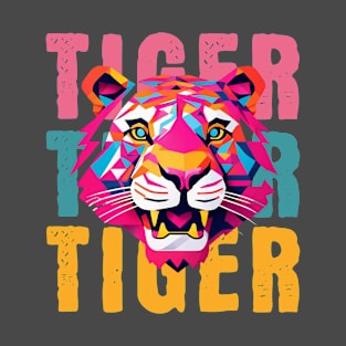 Cute Tiger minimalist style art T-Shirt