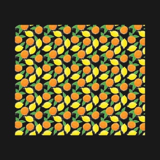 Citrus Pattern - Lemons and Oranges T-Shirt