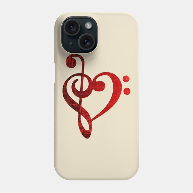 Music Heart Phone Case by ringdingofficial