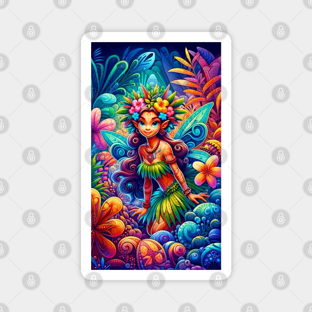Polynesian Fairy Magnet by HolidayBug