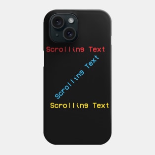 HTML Ugly Scrolling Marquee web developer Phone Case