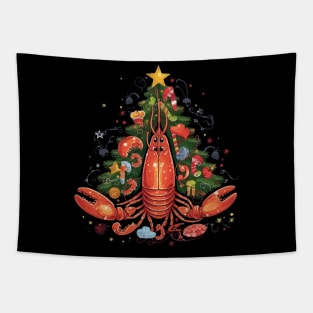 Lobster Christmas Tapestry