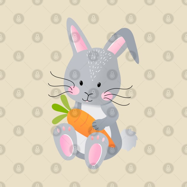 Baby bunny for little ones by CalliLetters