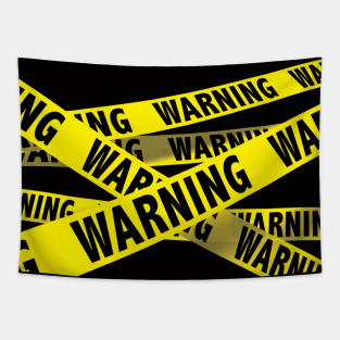 Masks Warning Tapestry