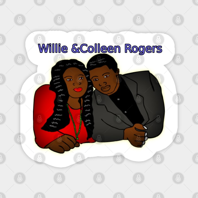 Willie and Colleen Rogers wedding Tee Magnet by rogersentertainment