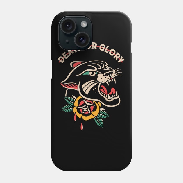 Traditional panther Phone Case by Inkshit13