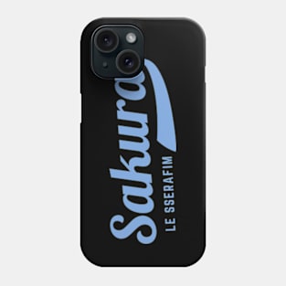 Sakura Le Sserafim Baseball Phone Case