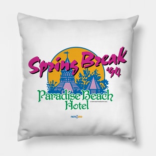 Paradise Beach Hotel - Spring Break '94 Pillow