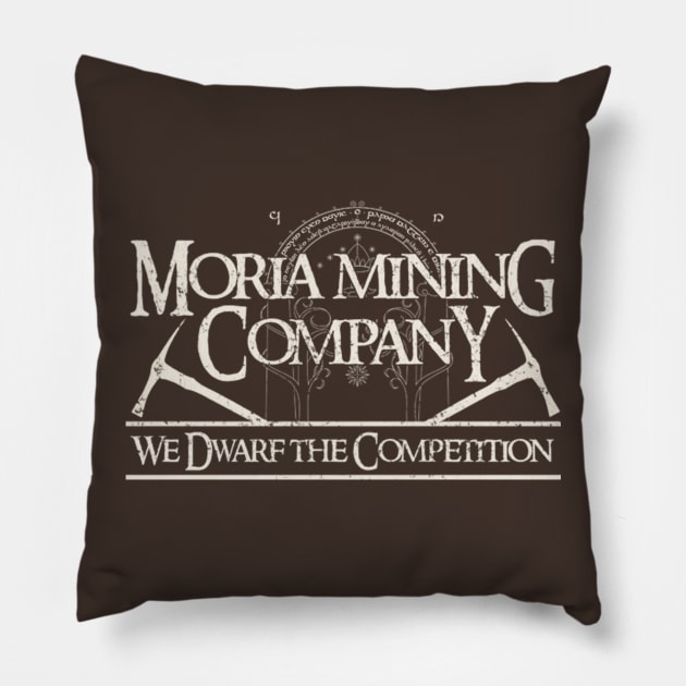 Moria Mining Company (DS) Pillow by Chicanery