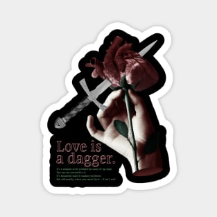 Love Dagger Magnet