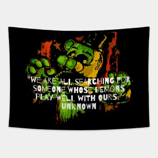 Five Nights At Freddy's Quotes Tapestry