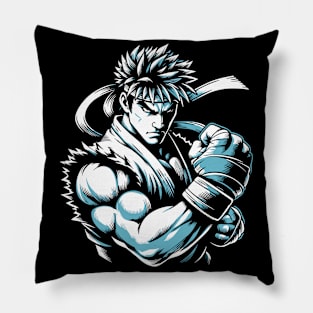 Karate Fighter Pillow