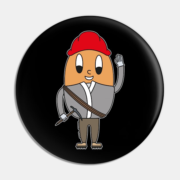 Mountaineer Egg Pin by M.-P.-Mueller