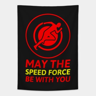 May The Speed Force Be With You Tapestry