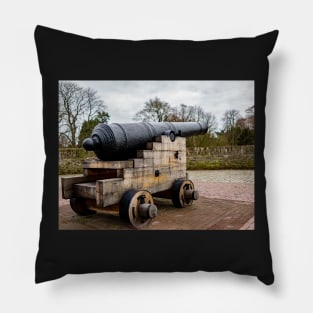 Historical canon on city wall, Netherlands Pillow