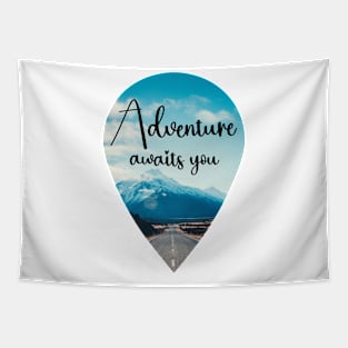 Adventure awaits you Tapestry