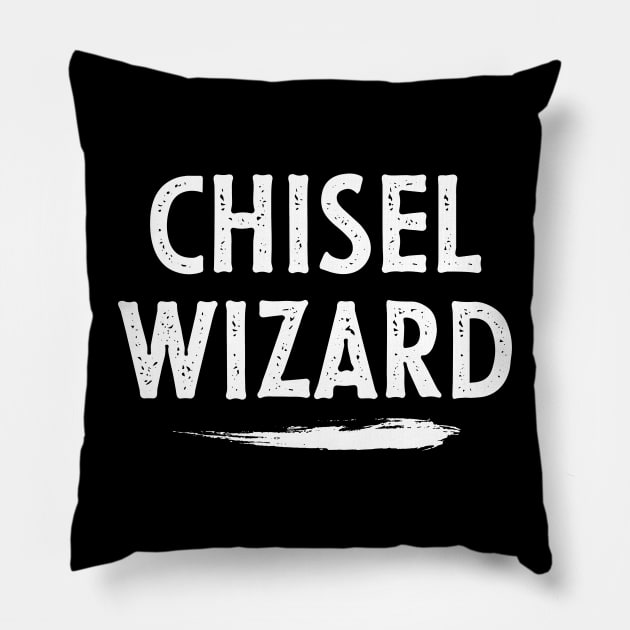 Chisel Wizard Pillow by Nice Surprise