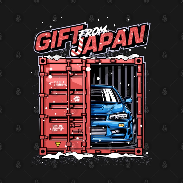 Christmas Gift From Japan Skyline R34 by racingfactory