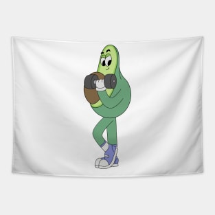 Avocado Gym Tshirt Tapestry