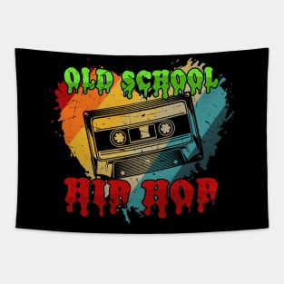 Old School Hip Hop Retro Cassette Tapestry