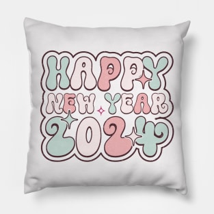 Happy New Year 2024 Pillow