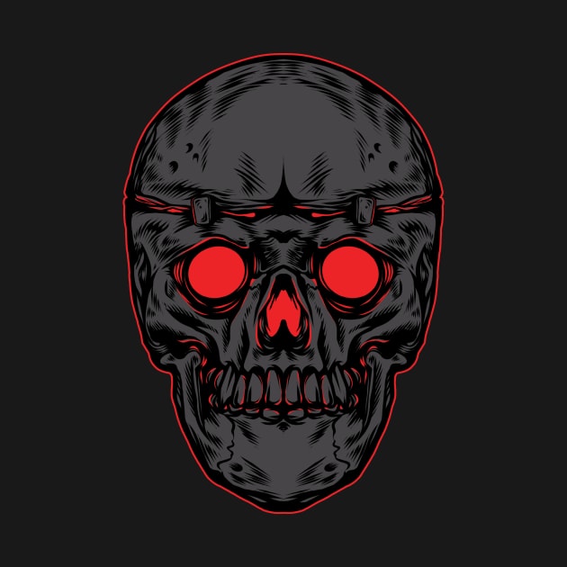 Dark Skull by phsycartwork