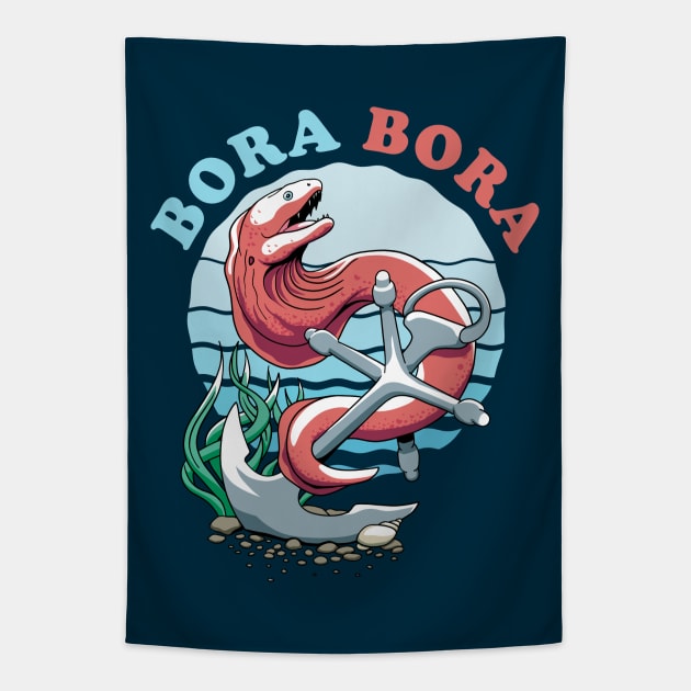 Moray Eel | Bora Bora Tapestry by TMBTM